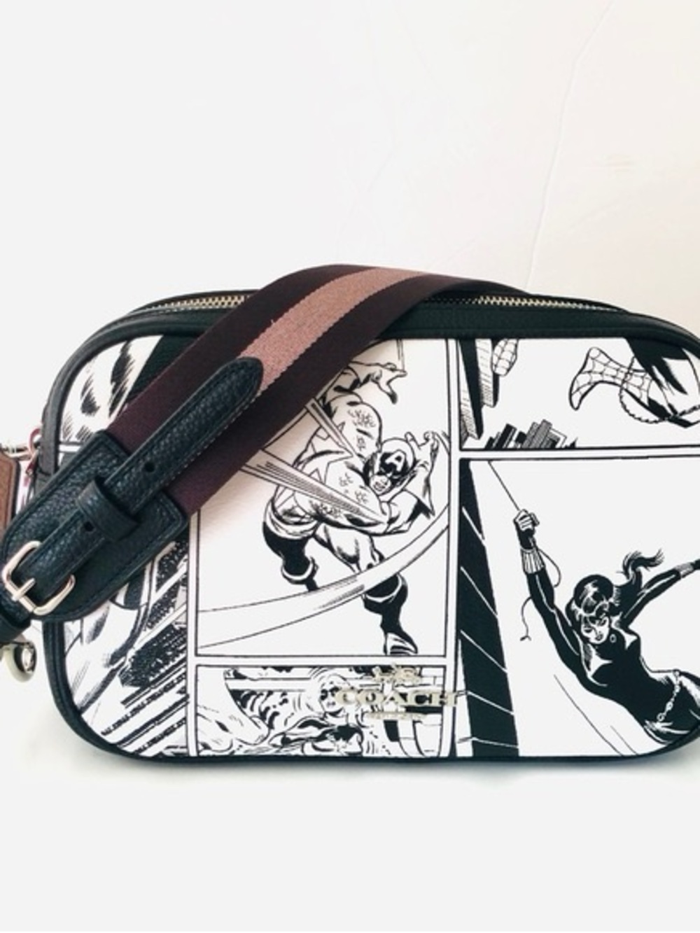 Coach x Marvel Jes Crossbody with Comic Book Print